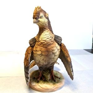 VINTAGE Rouffed Grouse Porcelain Figurine